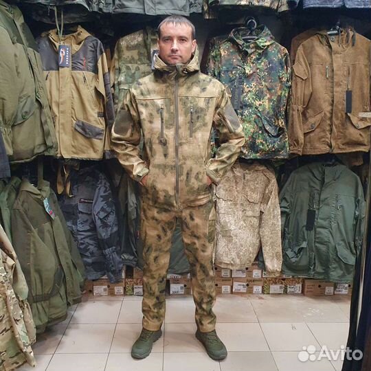 Тактический демисезонный костюм Софтшелл