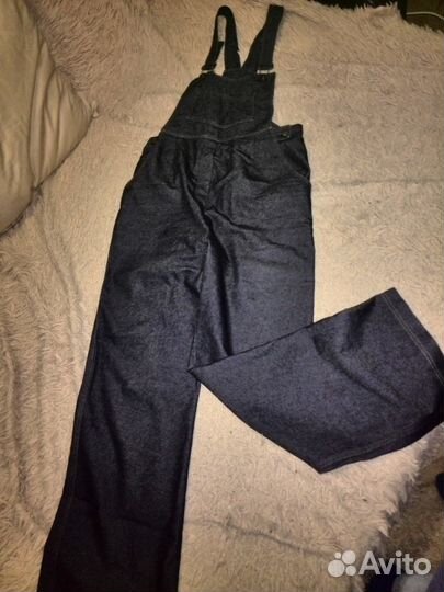 Универсальный джинсовый комбинезон для беременных