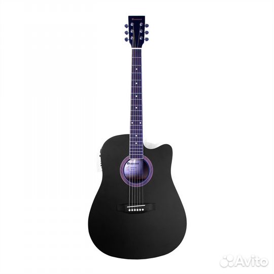 Электроакустическая гитара Beaumont DG80CE/BK
