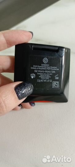Тени shiseido pop powdergel eye shadow 02 бу