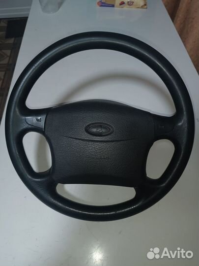 Руль priora 1 с подушкой