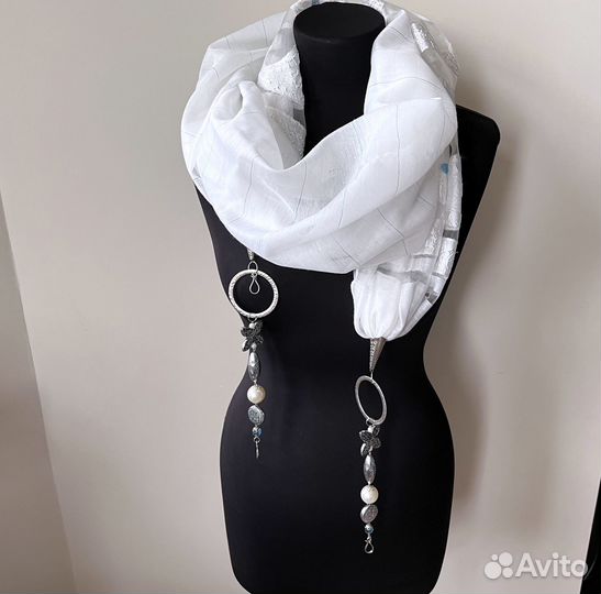 Шарф-колье трансформер