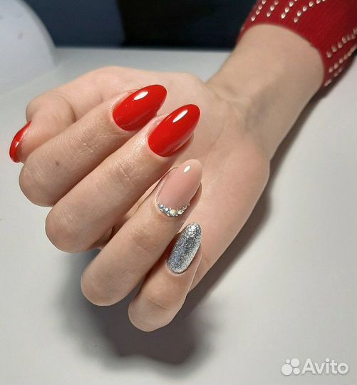 Гель- лак, Наращивание ногтей