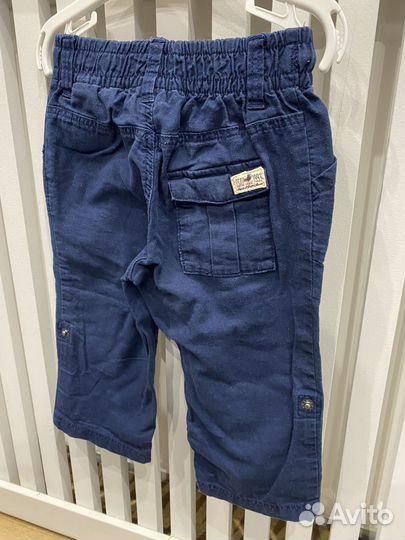 Комплект брюки hm и поло для мальчика 86