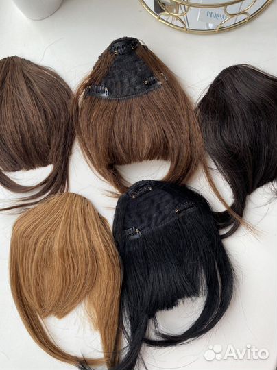 Чёлка из натуральных волос