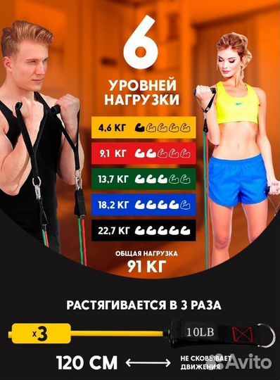 Резинка для фитнеса