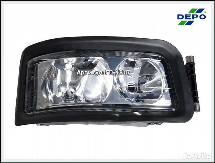 Фара правая без корректора MAN TGA