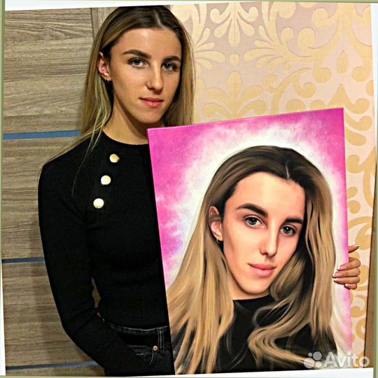 Портрет на холсте по фото