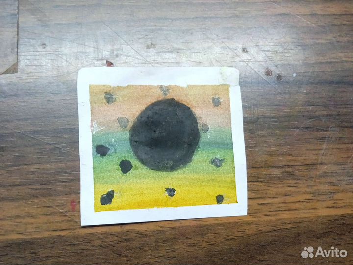 Рисунок красками название закат