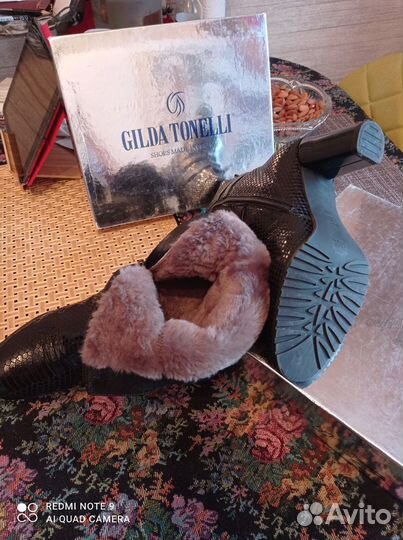 Сапоги зимние Италия Gilda Tonelli оригинал