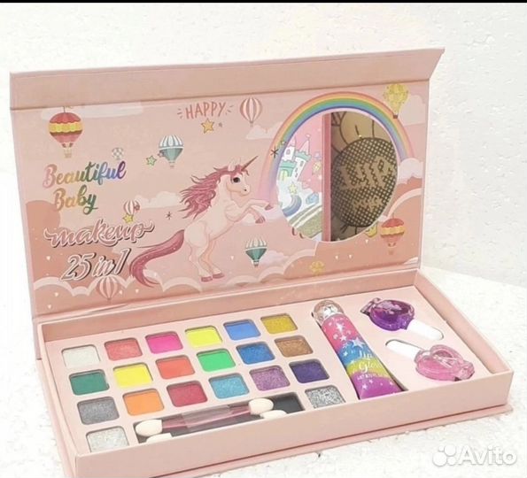 Новая палетка косметики для девочек