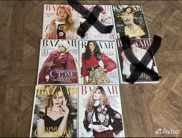 Журналы Lofficiel Russia, Vogue, Harpers Bazaar