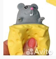 Игрушка -антистресс Мышка в сыре