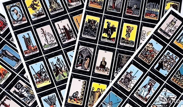 Наклейки Таро Райдер Уэйт цена за комплект