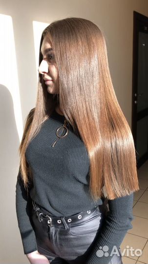 Кератиновое выпрямление/Ботокс волос/Нанопластика