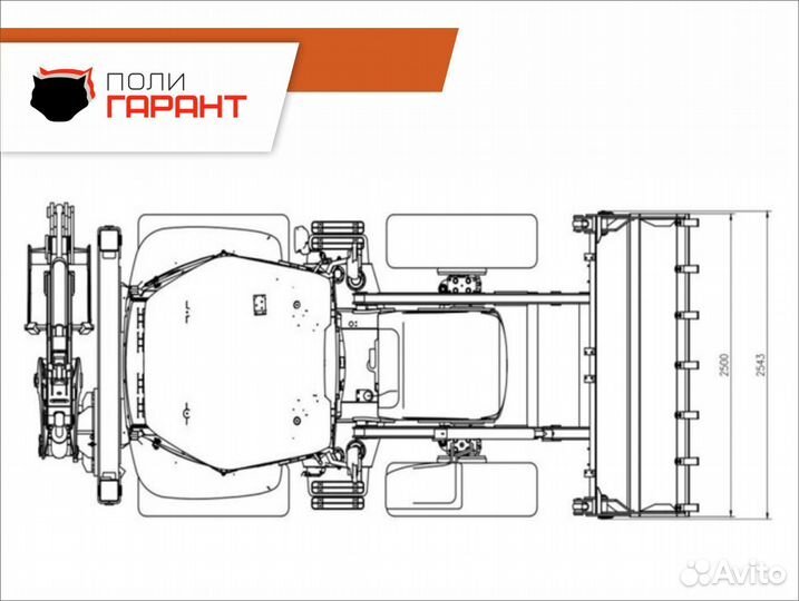 Экскаватор-погрузчик Shanmon 388H, 2023