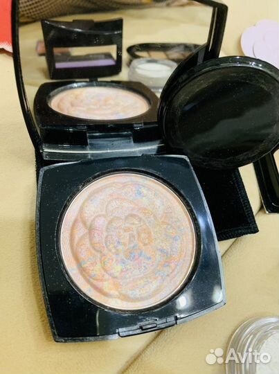 Косметика Тени Пудра Румяна Спонж