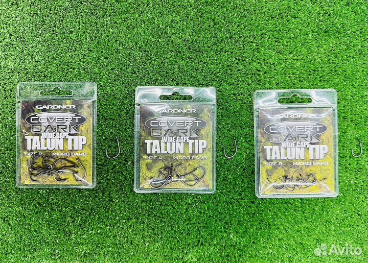 Крючки Gardner Covert Dark Wide Gape Talon TipHook