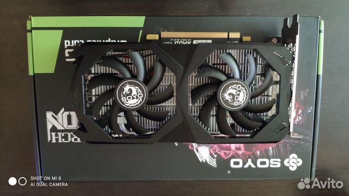 Видеокарта rx580 8gb soyo