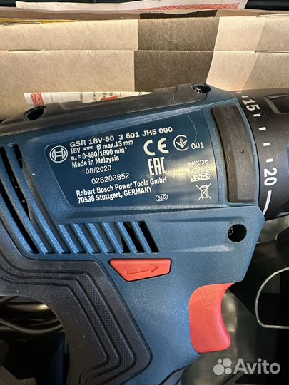 Шуруповерт Bosch gsr 18v 50 (полный комплеккт)