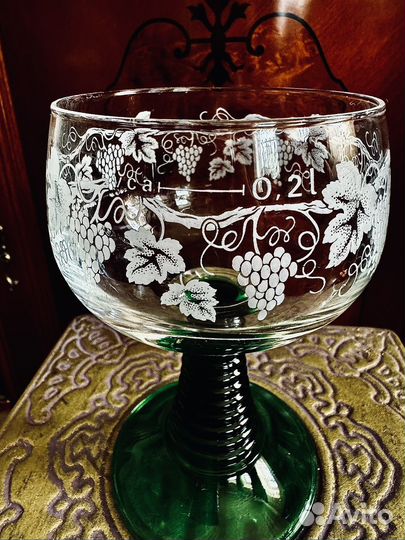 Винтаж Бокалы Ремер Германия