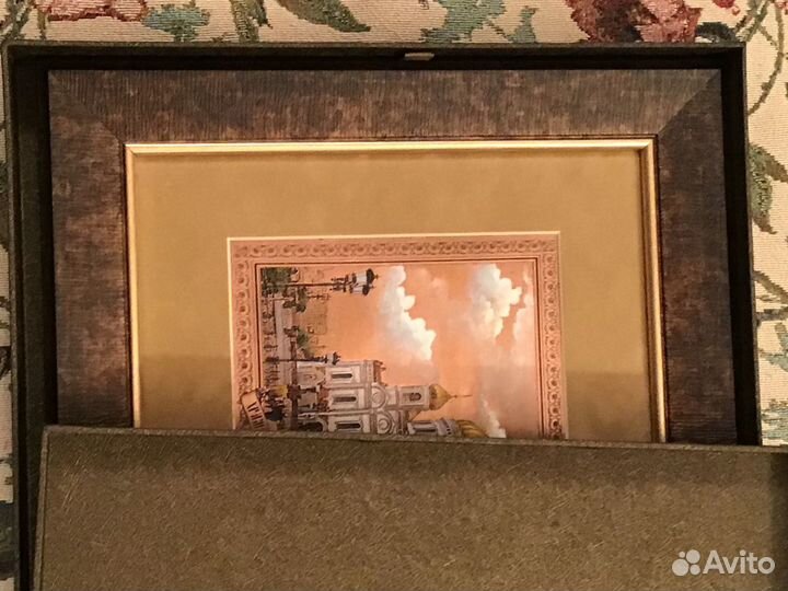 Гравюра на меди с эмалью