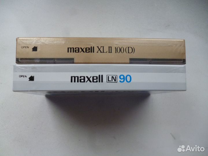 Аудиокассеты Maxell LN 90 Maxell XL II 100