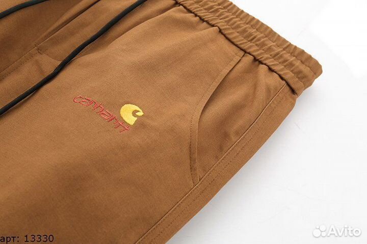 Джоггеры Carhartt коричневые