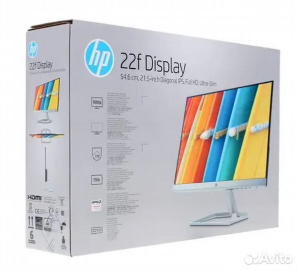 Монитор hp 22f ультра тонкий
