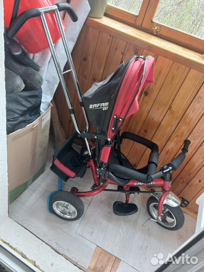 Детский трехколесный велосипед бу