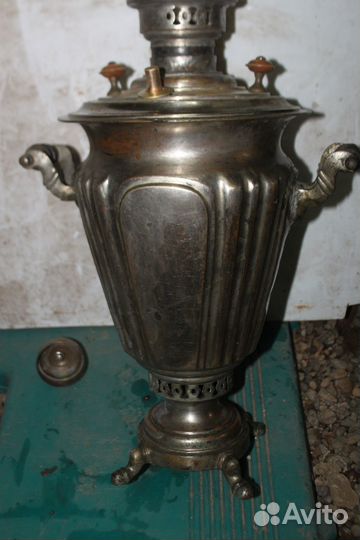 Самовар рюмка бр.шемарины тула 4 л