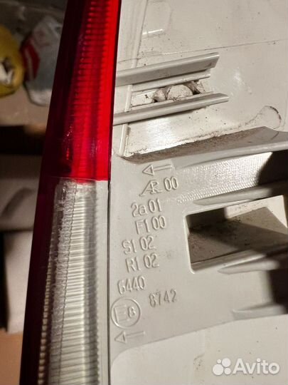 Фонарь задний левый skoda octavia a7