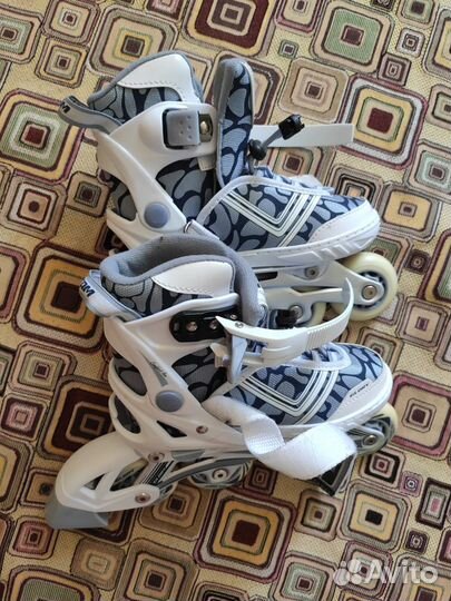 Ролики детские раздвижные 29-32 + наколенники