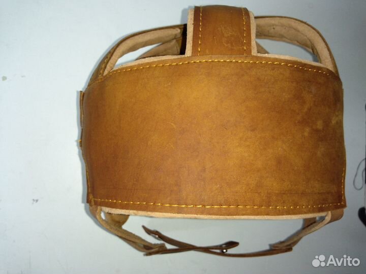 Шлем хоккейный (кожаный)