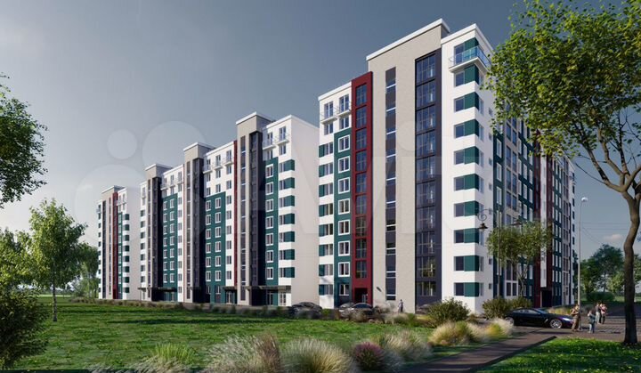 2-к. квартира, 57,7 м², 9/10 эт.