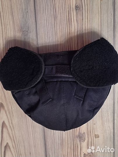 Шапка ушанка на овчине