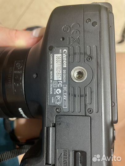 Зеркальный фотоаппарат canon 600d