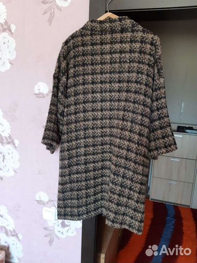 Полупальто шерстяное 54-56 размера