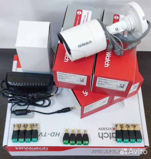 Комплект видеонаблюдения 4 камеры