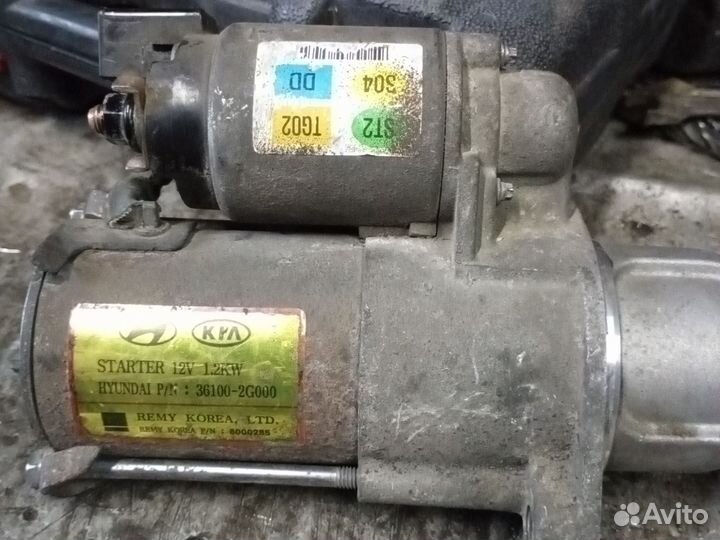 Стартер kia sorento хм 2010 год