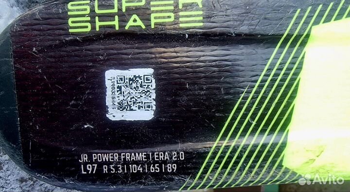 Горные лыжи детские Head Super shape 97