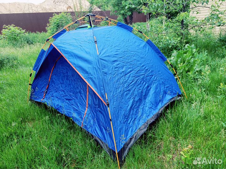 Палатка автоматическая трехместная новая