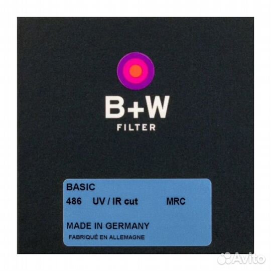 B+W basic 486 UV/IR cut 72mm Блокирующий уф/ик cве