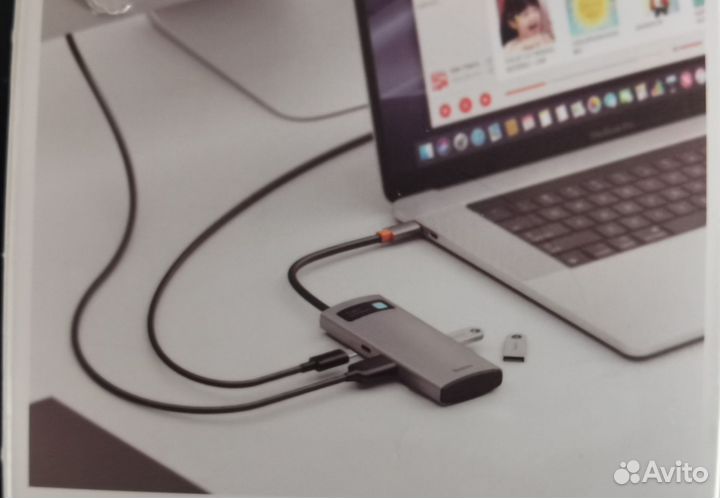OTG usb концентратор baseus 5 in 1