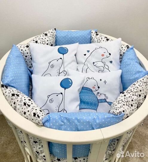 Бортики в кроватку