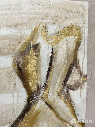 Интерьерная картина акрил поталь