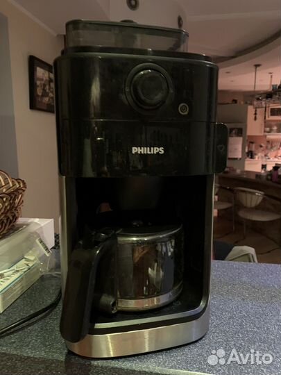 Кофеварка с кофемолкой Philips HD7767