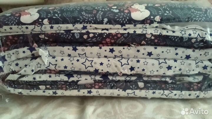 Бортики в детскую кроватку новые