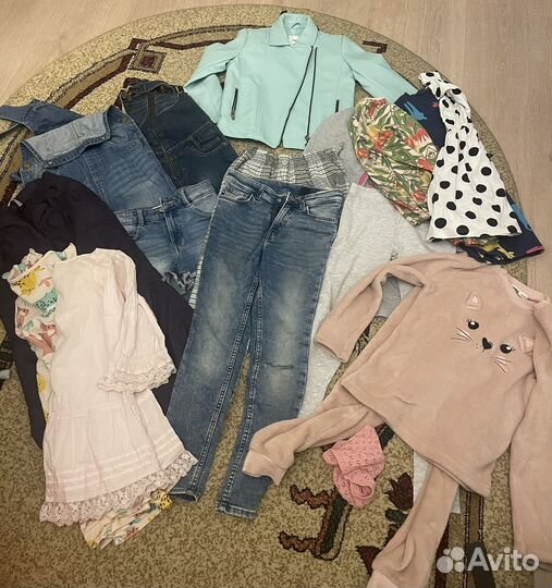 Пакет вещей на девочку 120-134