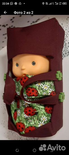Кукла новая в переноске